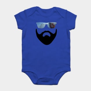 The Mountaineer and the cool Sunglasses Baby Bodysuit